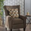 Thalia Traditional Fabric Recliner Christopher Knight Home | * Online