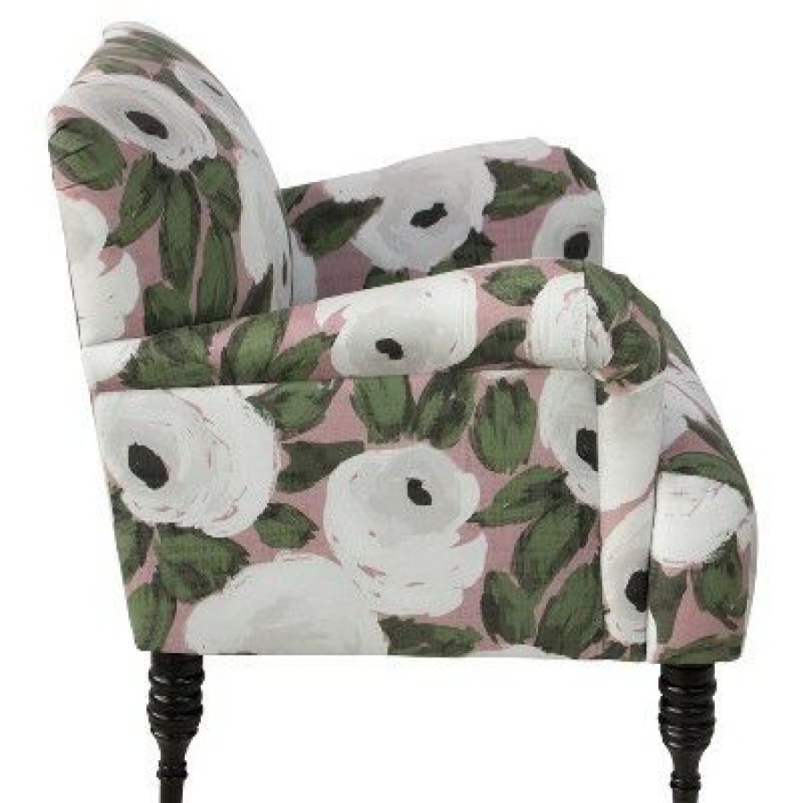 Ezra Chair Bloomsbury Rose Blush Ivy Skyline Furniture | * Hot