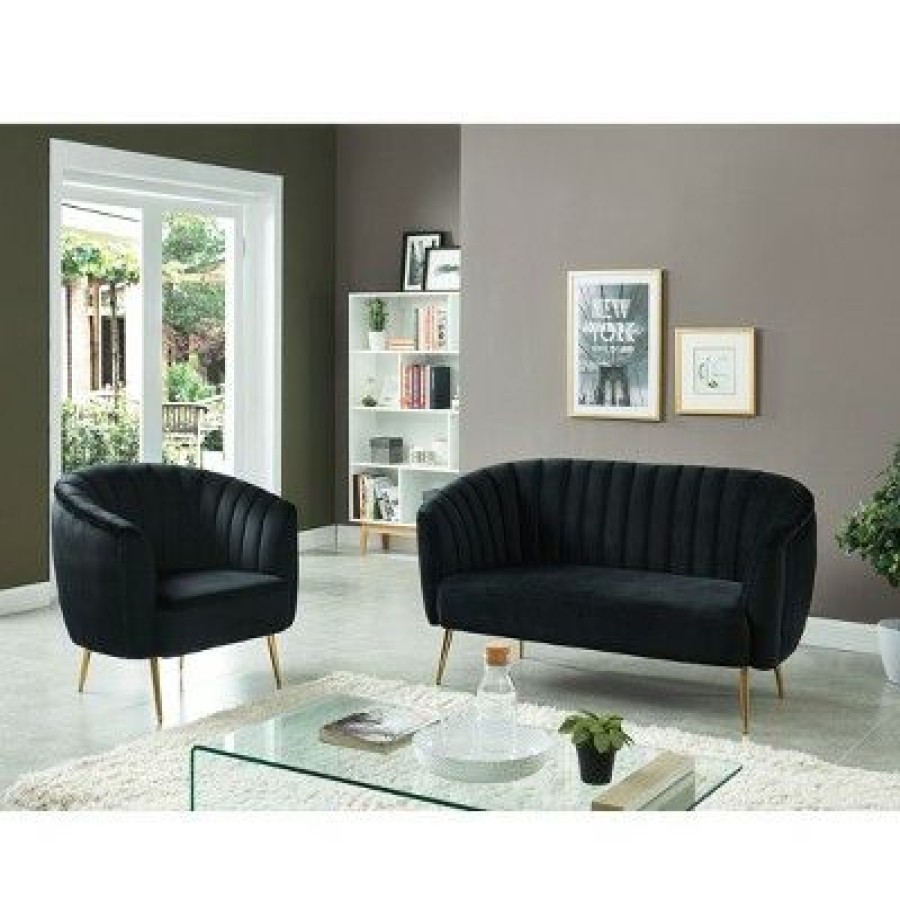 Thomas Upholstered Chair Black Mibasics | * Wholesale