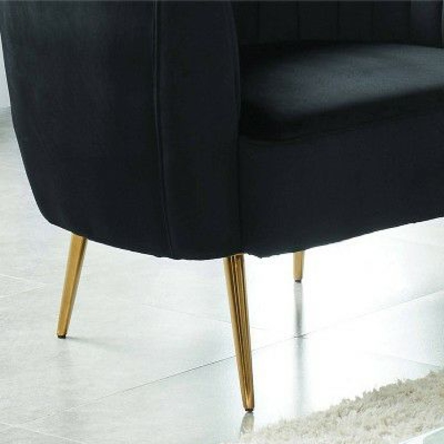 Thomas Upholstered Chair Black Mibasics | * Wholesale