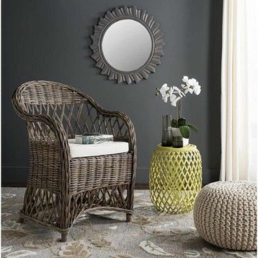 Inez Wicker Club Chair Safavieh | * Best