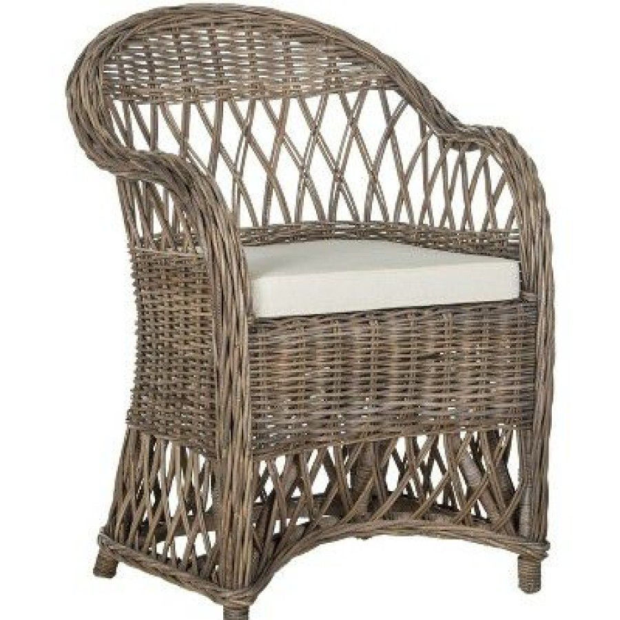 Inez Wicker Club Chair Safavieh | * Best