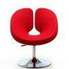 Perch Wool Blend Adjustable Chair Red Manhattan Comfort | * Online