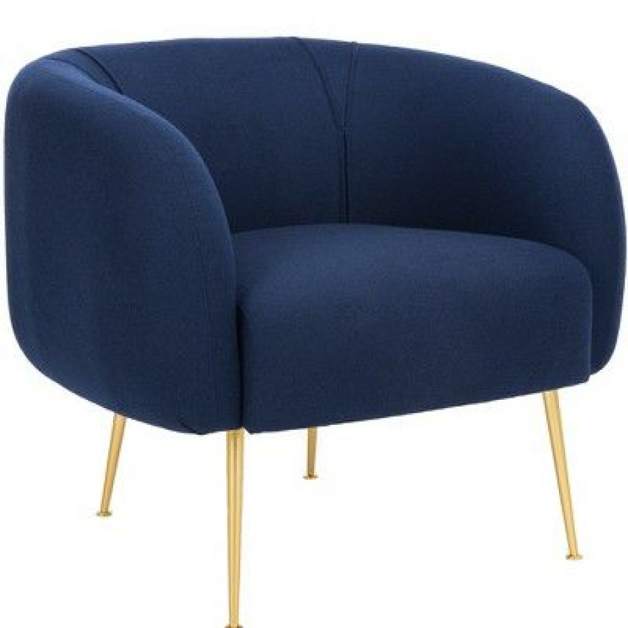 Alena Wool Blend Accent Chair Safavieh | * Clearance