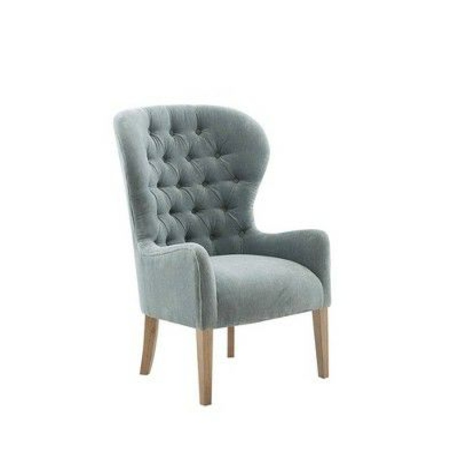 Madison Park Jeanne Accent Chair Light Blue | * New