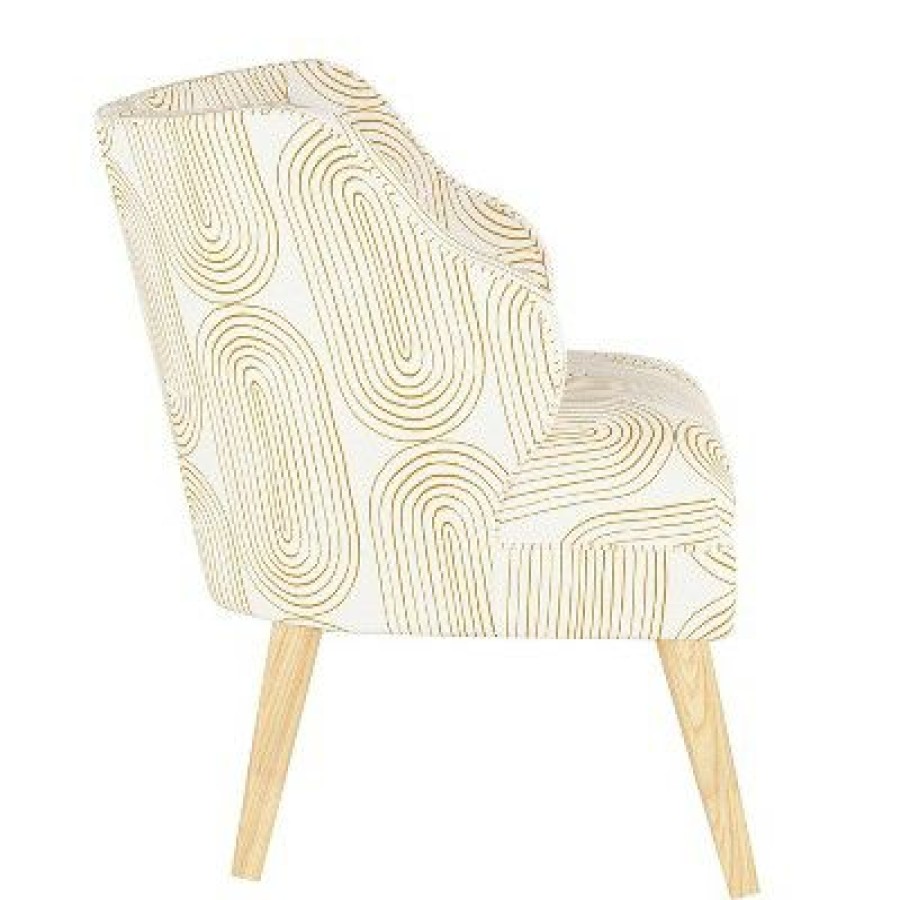 Mandolene Accent Chair Oblong Mustard Project 62 | * Best