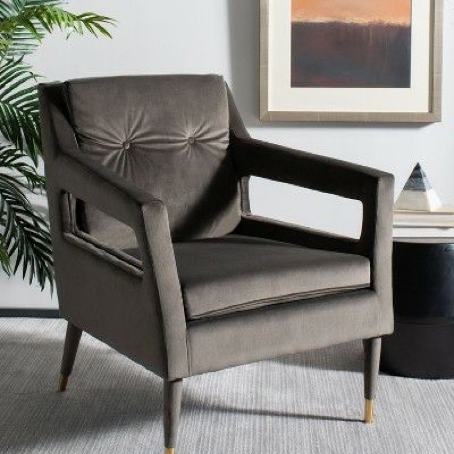 Mara Tufted Accent Chair Safavieh | * Clearance