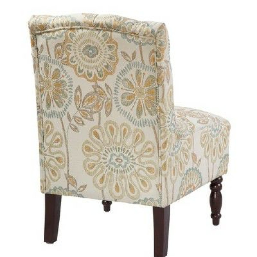 Madison Park Lola Tufted Armless Chair | * Clearance