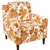 Brindel Armchair Garden Bird Orange Skyline Furniture | * Online