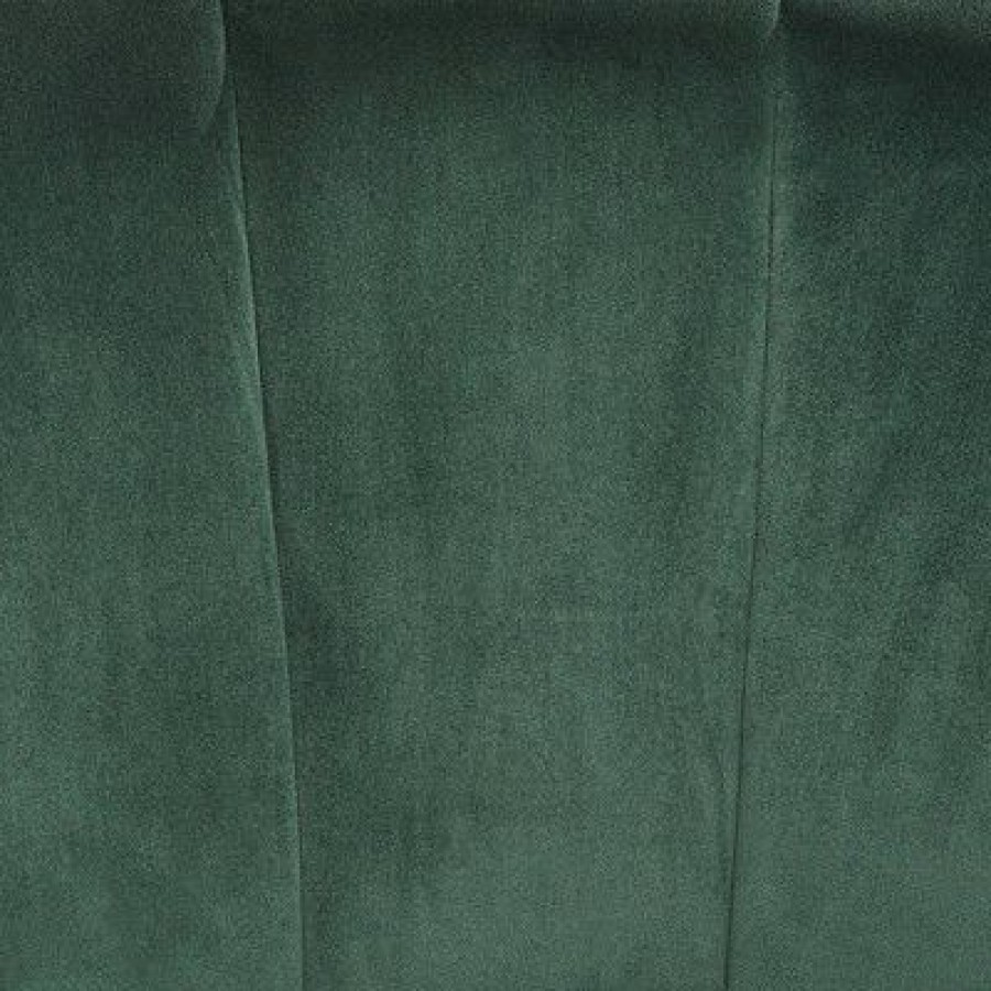 55 Downing Street Leighton Green Velvet And Gold Tufted Accent Chair | * Wholesale