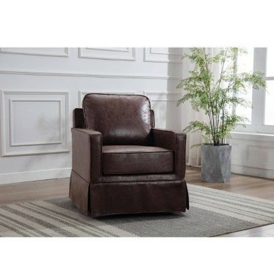 Classic Swivel Club Chair Wovenbyrd | * New