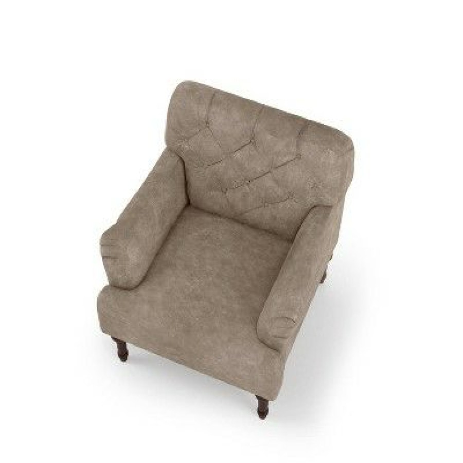 Dion Tufted Upholstered Accent Chair Homes: Inside + Out | * Hot