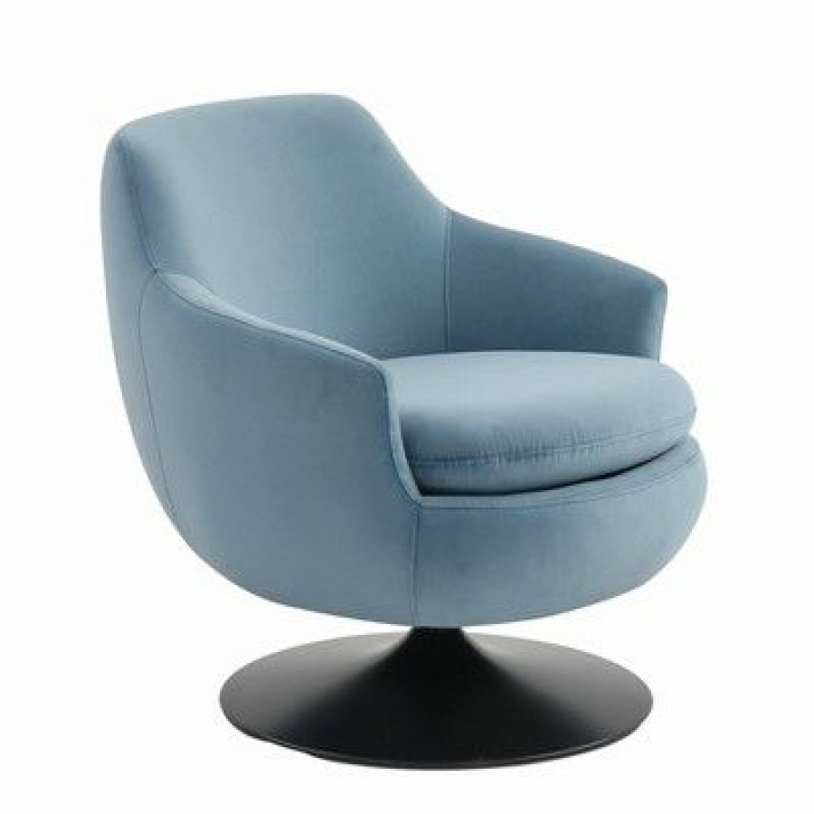 Citine Velvet Swivel Accent Chair Safavieh | * Clearance