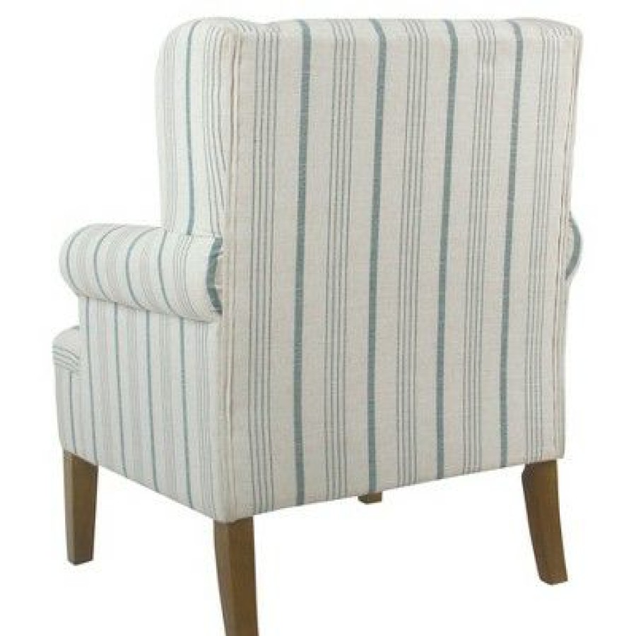 Emerson Rolled Arm Accent Chair Homepop | * Wholesale