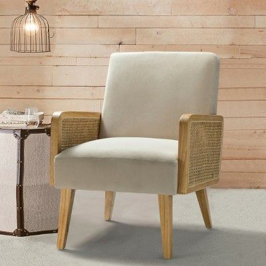 Chloe Cane Accent Chair Set Of 2 | Karat Home | * Wholesale