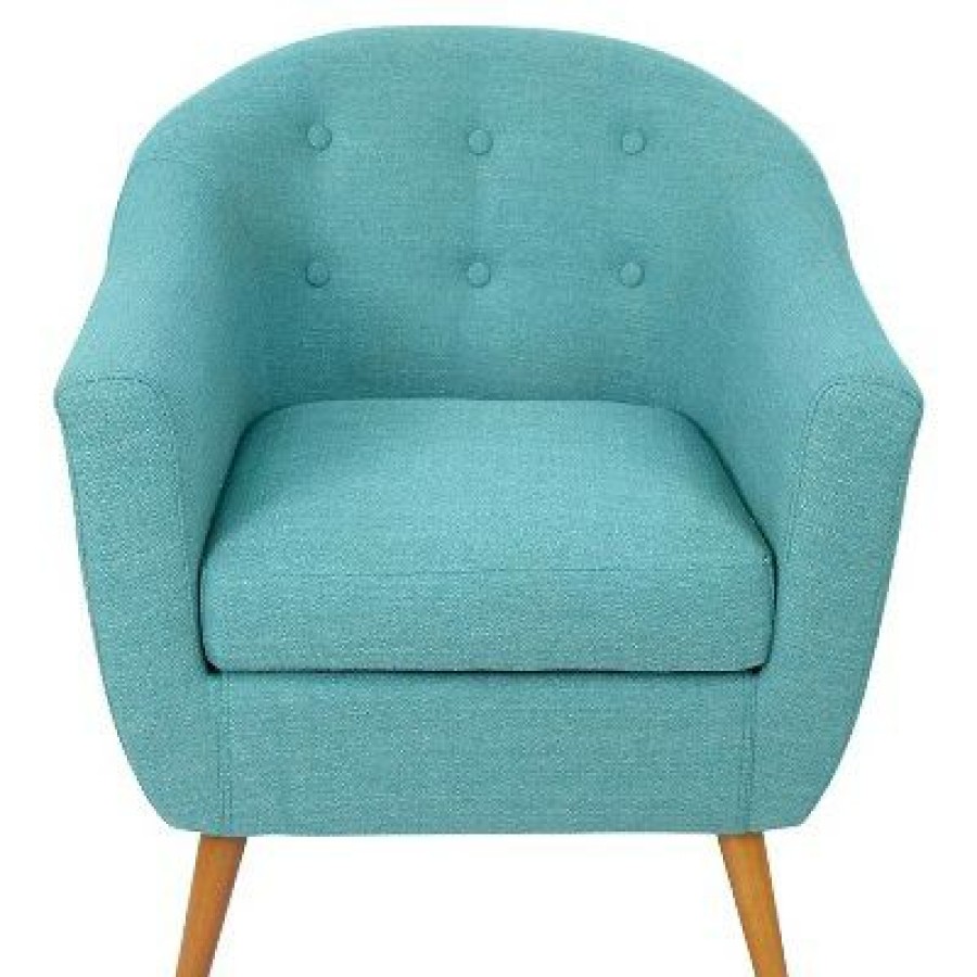 Lumisource Rockwell Accent Chair Teal | * Hot