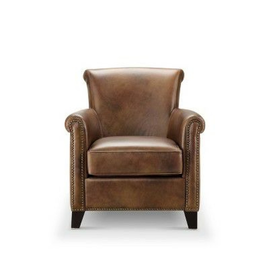 Harley Leather Armchair Abbyson Living | * New