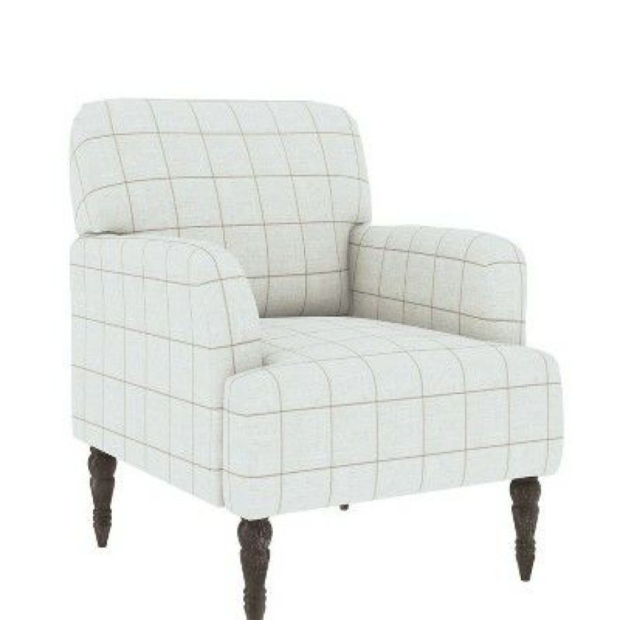 Everlee Armchair With Gray Wash Legs Handy Living | * New