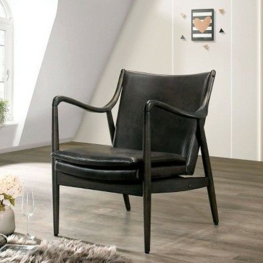 Kelowna Curved Arms Accent Chair Mibasics | * New