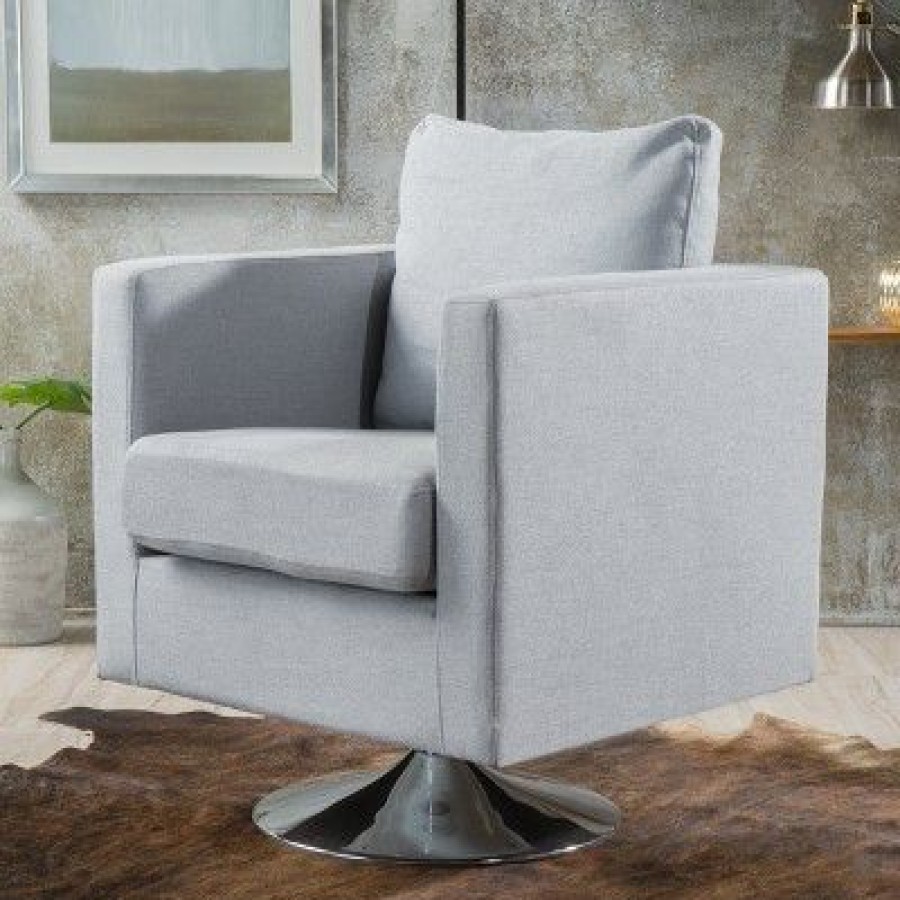 Holden Modern Swivel Accent Chair Christopher Knight Home | * Online