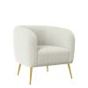 Meath Barrel Chair Velvet Handy Living | * Wholesale