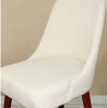 Armless Accent Chair Cream Ore International | * Hot