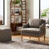 Threshold Designed W/Studio Mcgee Howell Upholstered Accent Chair With Wood Base Threshold Designed With Studio Mcgee | * Best