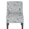 Hudson Accent Chair Indian Blockprint Gray Threshold | * New