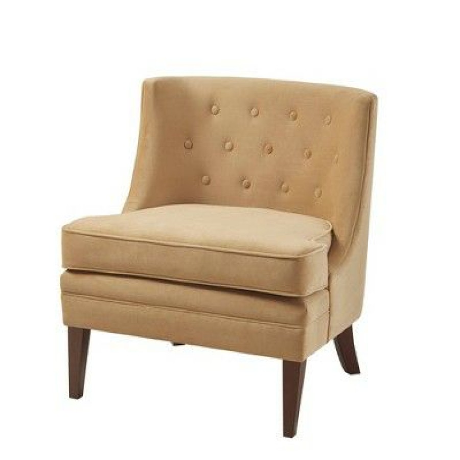 Halleck Accent Chair Gold Martha Stewart | * New