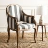 Esther Armchair Gray/White Safavieh | * New