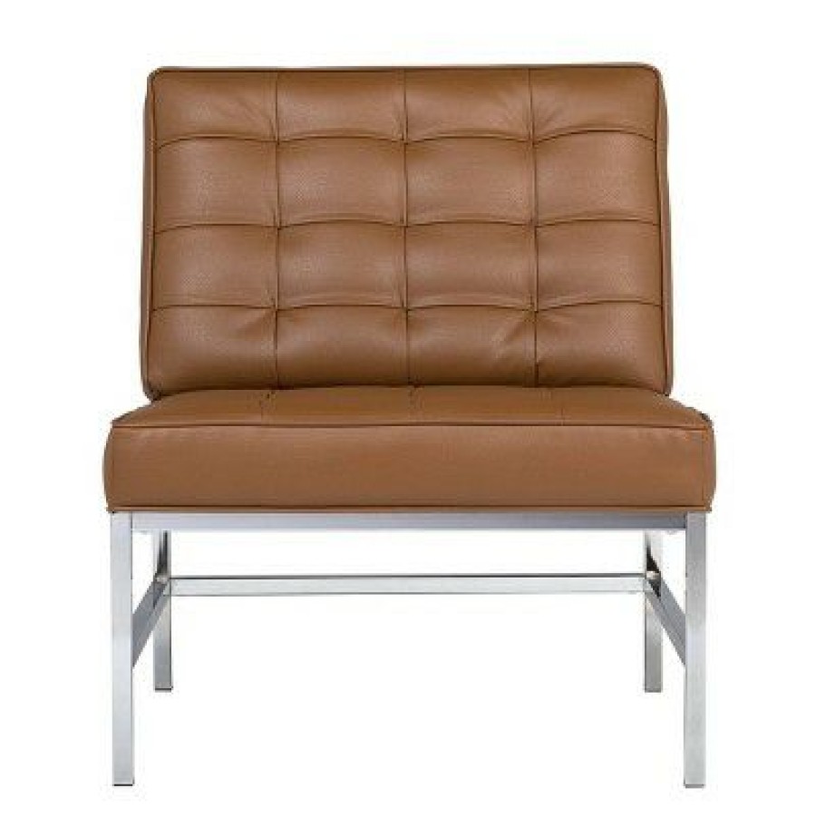 Ashlar Bonded Leather Tufted Chair Studio Designs Home | * Hot