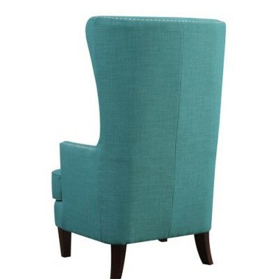 Karson High Back Upholstered Chair Teal Picket House Furnishings | * Clearance