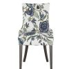 English Armchair Tar Shaded Floral Blue Threshold | * Wholesale