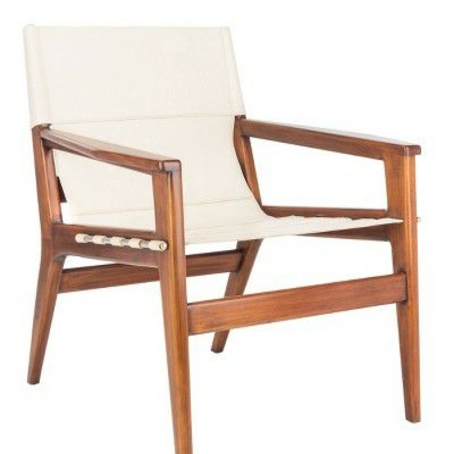 Culkin Leather Sling Chair Safavieh | * Online