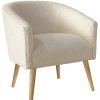 Deco Chair In Sheepskin Natural Cream Skyline Furniture | * Online