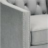 55 Downing Street Tiffany Gray Tufted Armchair | * Online