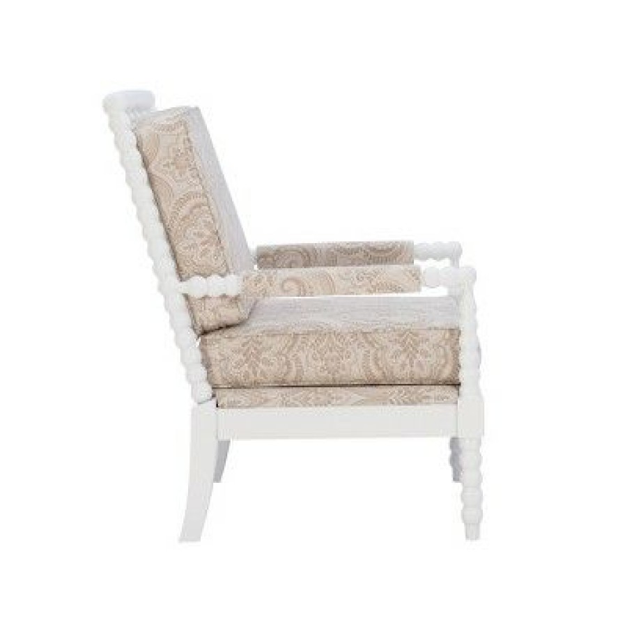 Sussex Spindal Accent Chair Beige Linon | * Wholesale