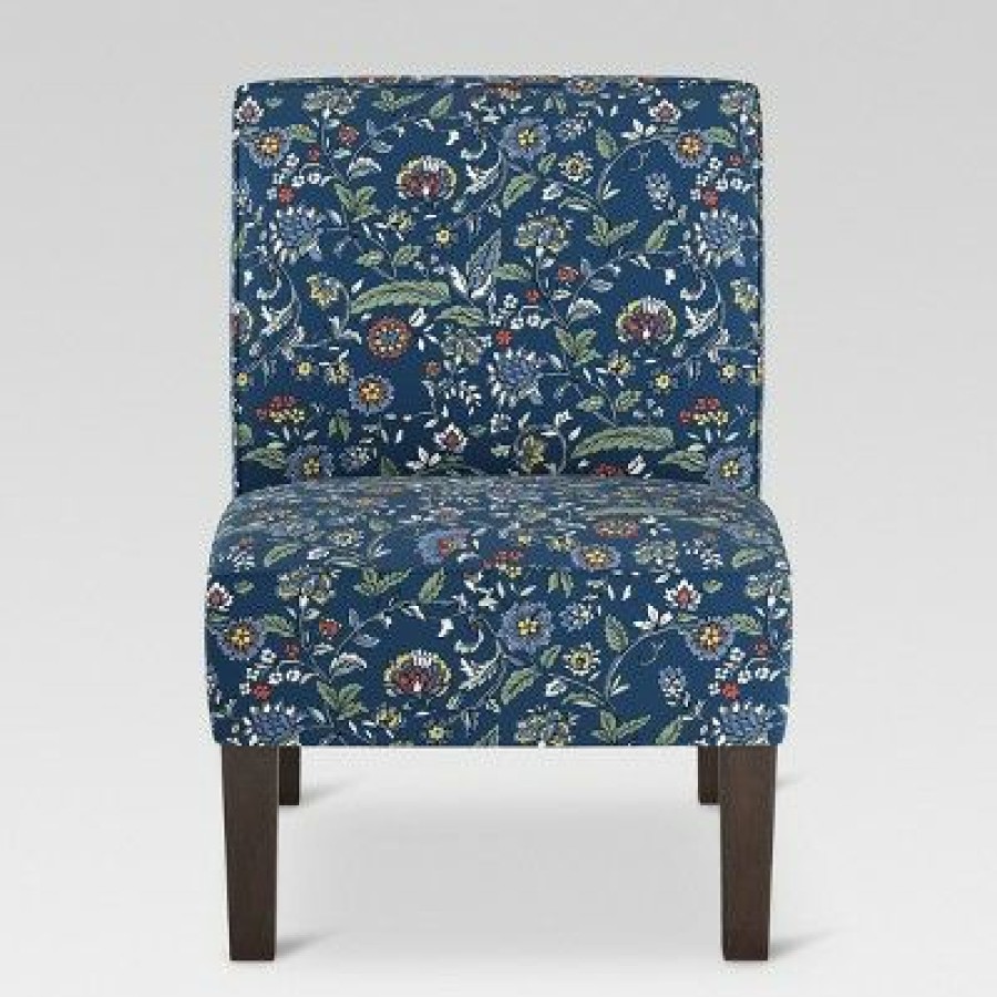 Burke Slipper Chair Bandana Blue Floral Threshold | * Best