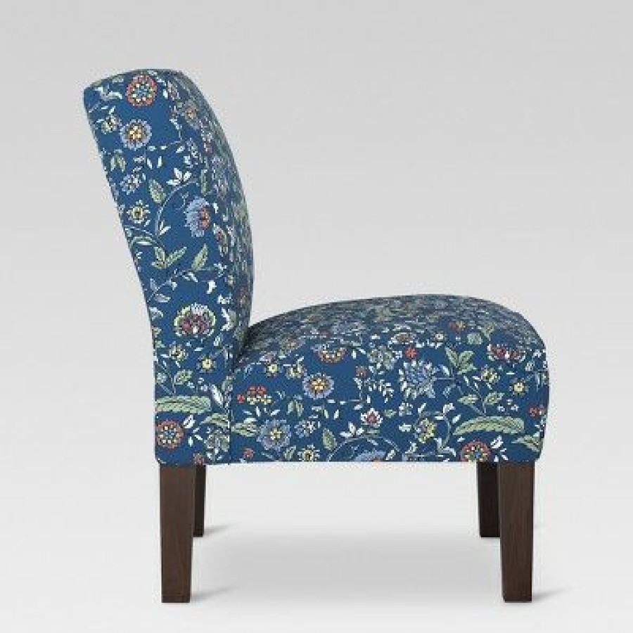 Burke Slipper Chair Bandana Blue Floral Threshold | * Best