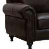 Hobson Leather Armchair Abbyson Living | * Clearance