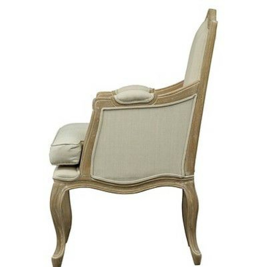 Upholstered Chair Buff Beige Baxton Studio | * Best