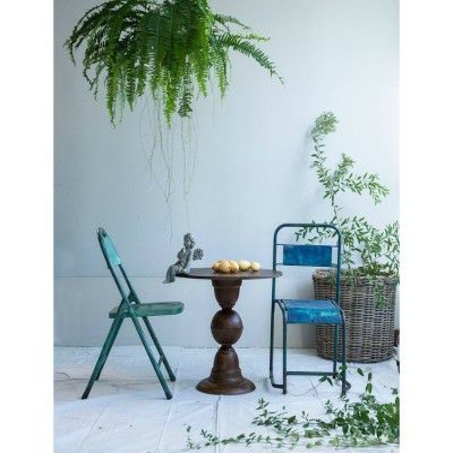 A&B Home Antique Look Folding Chair Distressed Green A&B Home | * Wholesale