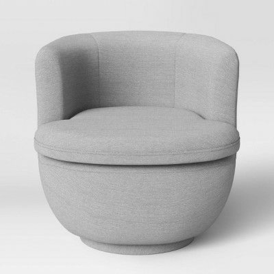 Dorton Round Swivel Barrel Chair Project 62 | * Wholesale