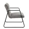 Casper Armchair Polyester/Steel Black/Gray Lumisource | * Best