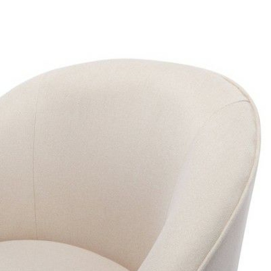 Barrel Swivel Chair Cream Wovenbyrd | * Clearance