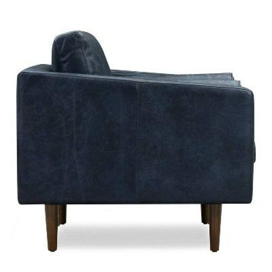 Florence Mid-Century Modern Lounge Chair Poly & Bark | * Clearance