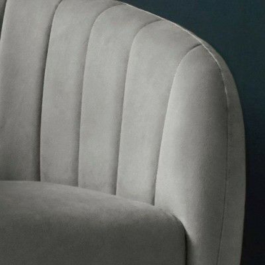 Eluxury Modern Channel Accent Chair | * New