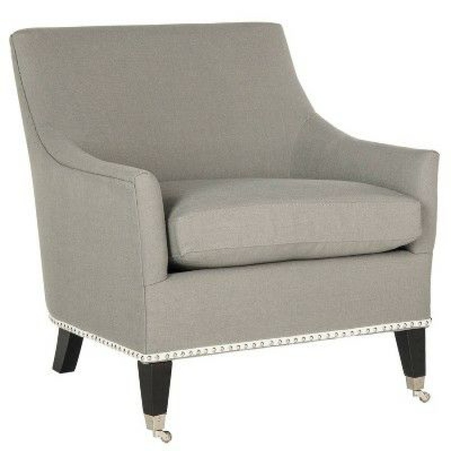 Upholstered Chair Gray Safavieh | * Hot