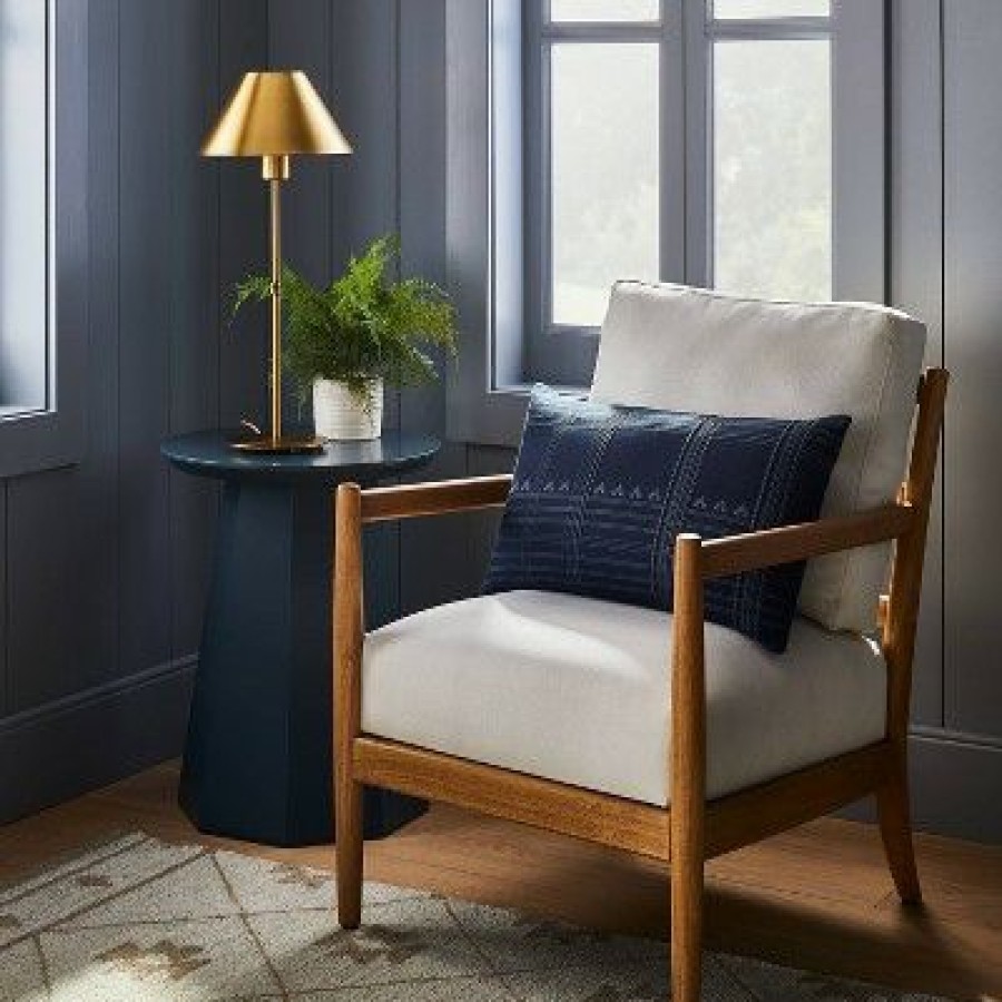 Threshold Designed W/Studio Mcgee Park Valley Ladder Back Wood Arm Accent Chair Threshold Designed With Studio Mcgee | * Wholesale