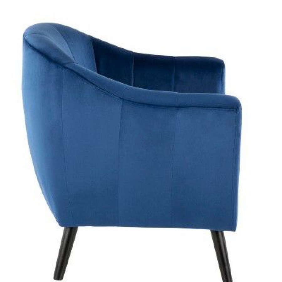 Rockwell Contemporary Velvet Accent Chair Lumisource | * Clearance